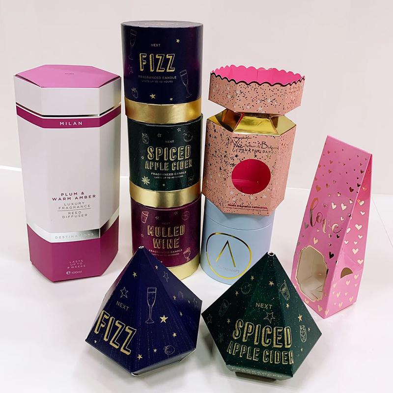 锡山化妆品包装盒、异形包装盒、异形礼盒、异形纸盒定制印刷